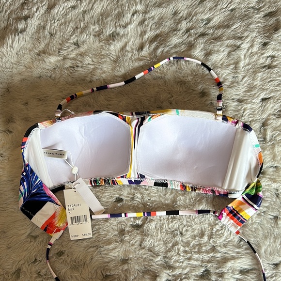 NWT Trina Turk bikini top Size 8 - Picture 5 of 11